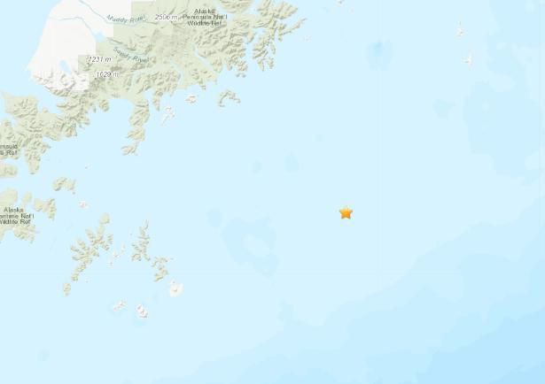 地震|美国阿拉斯加附近海域发生5.4级地震 震源深度21千米