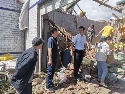 庄稼|黑龙江密山一地遭龙卷风袭击！68户民房受损，1590亩庄稼受灾