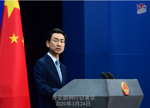 「疫情」外交部：希望美方个别人倾听理性声音 停止污名化中国
