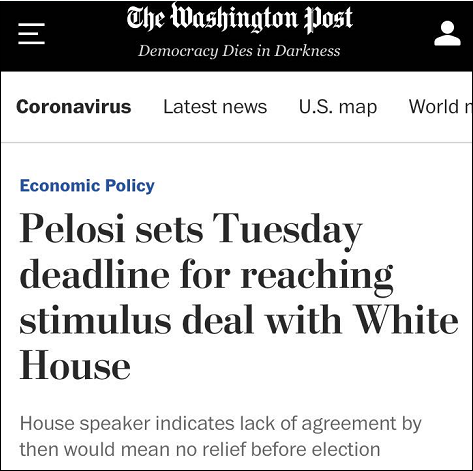 |24小时倒计时！美纾困法案谈判艰难，各方博弈进入临界时刻