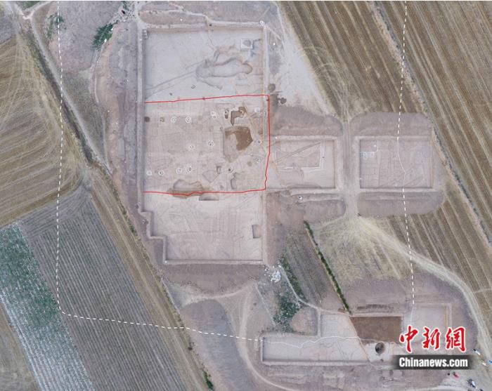 大型夯土建筑基址。中国社会科学院考古研究所供图