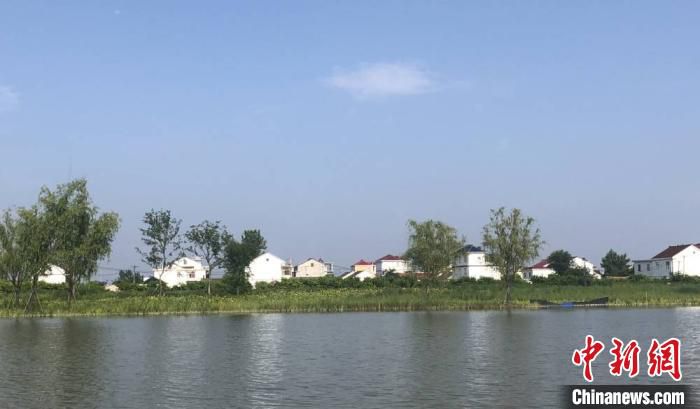 灌云探访江苏灌云潮河村：沂水河畔一湾碧 水美乡村入画来