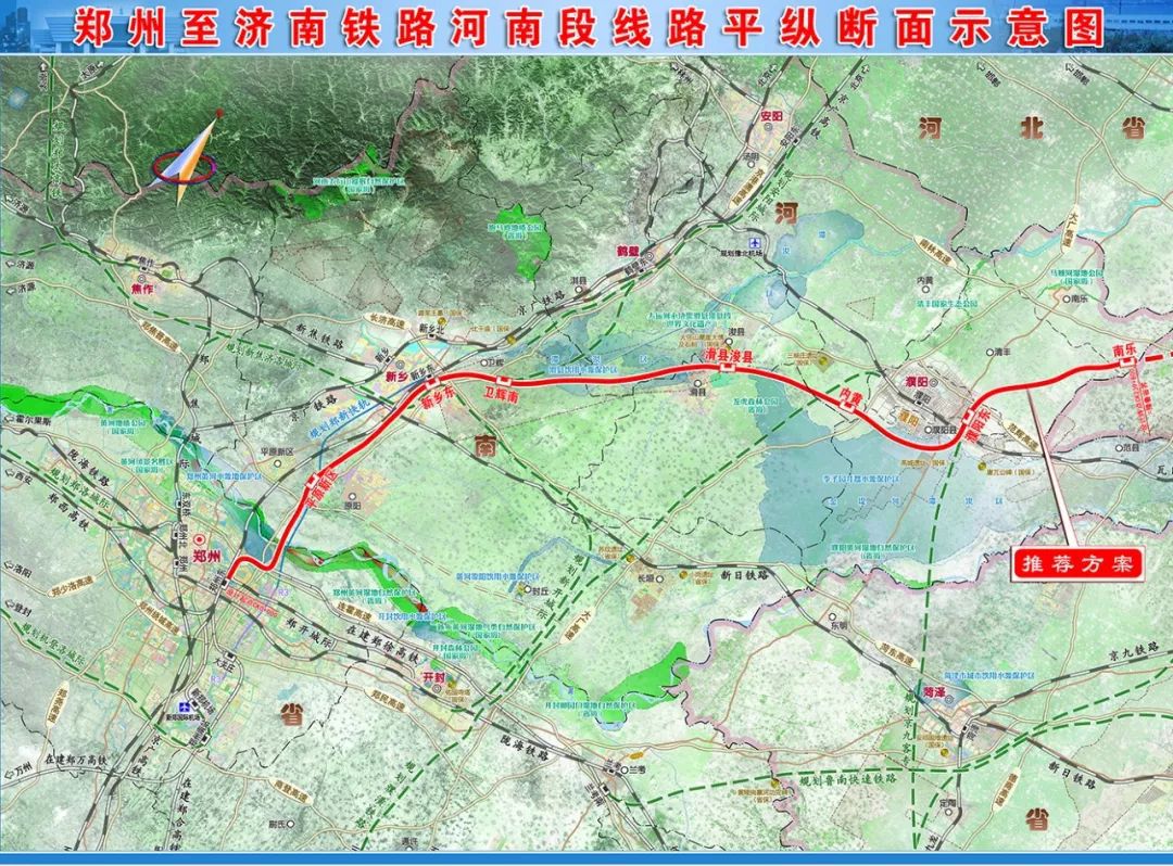 濮阳高铁站线路图图片