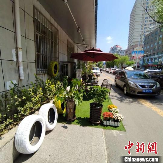 口袋公园吉林市首个“口袋公园”现身街头 占地仅车位大小