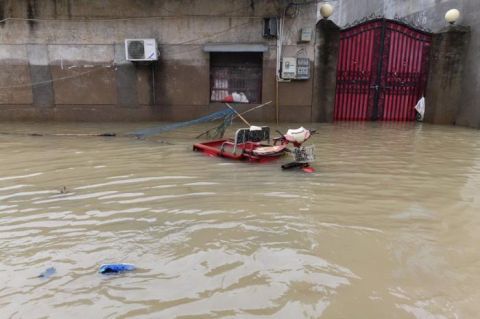 固镇|组图 | “孤岛”水退后 安徽固镇部分居民开始返家