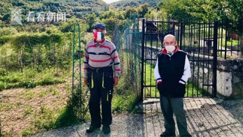 |意大利最小城镇仅2位居民 仍坚持戴口罩保持距离