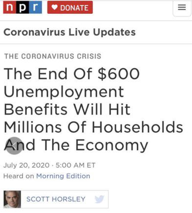 华尔街日报|美国财政坠崖倒计时：救济将停发 2500万人生计堪忧