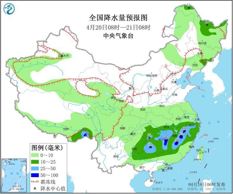 冷空气：周末中东部雨水不停歇 明起冷空气再度来袭